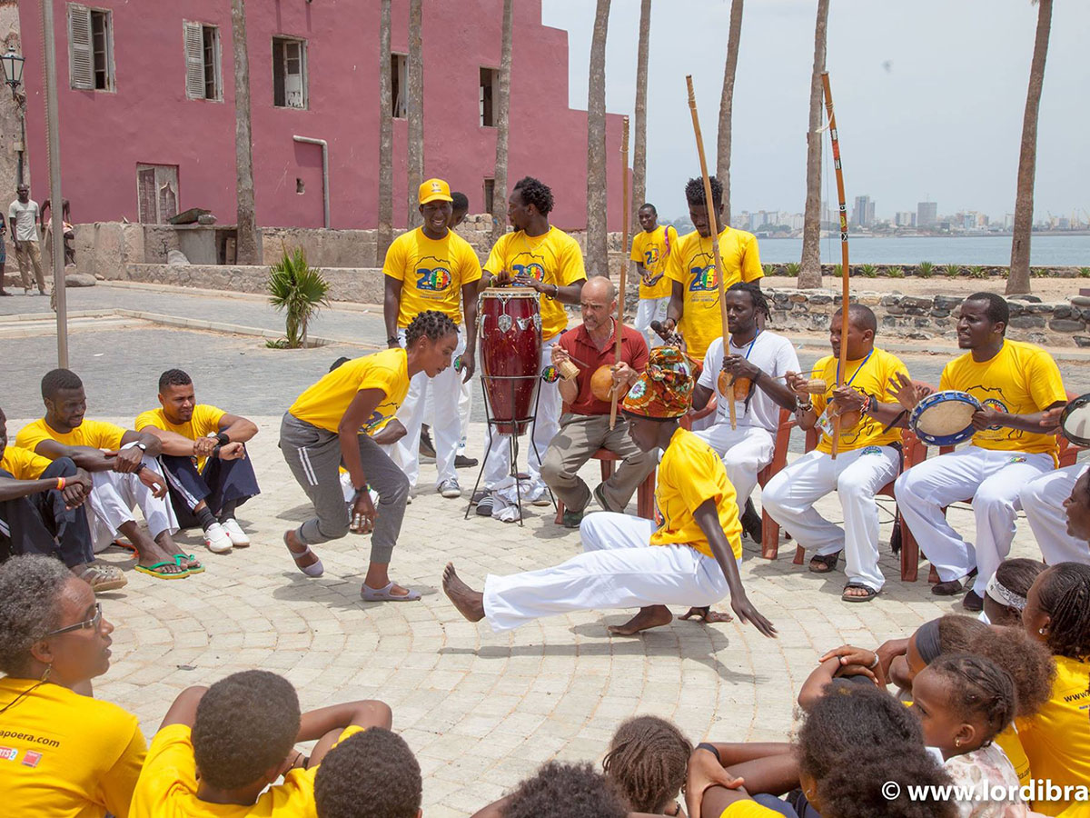 Roda de capoeira by the cost in Senegal